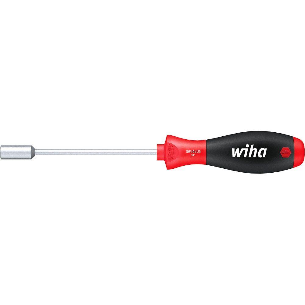 Wiha Skruetrækker SoftFinish Sekskant-topnøgle med rund klinge 15.0 mm x 125 mm (01031)