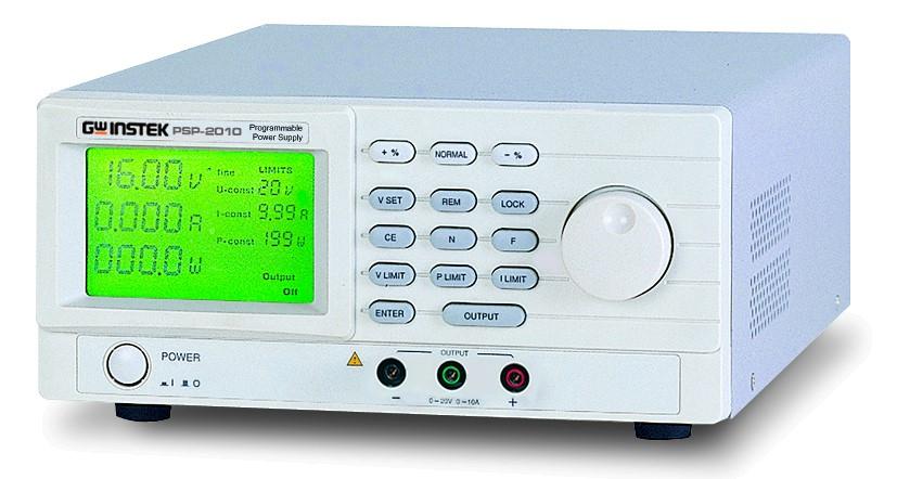GW-Strømforsyning DC 1-kanals 0-60V/0-3.5A RS232C interface