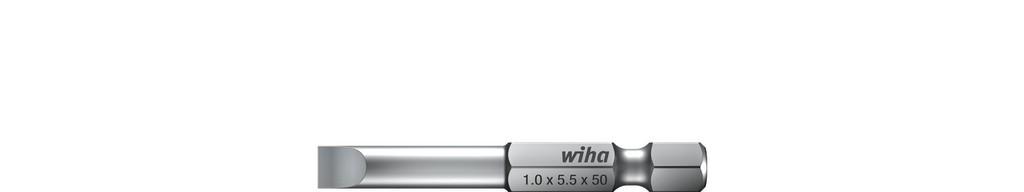 Wiha Bit Professional Ligekærv 1/4 E6,3 6.5 x 160;mm (01798)