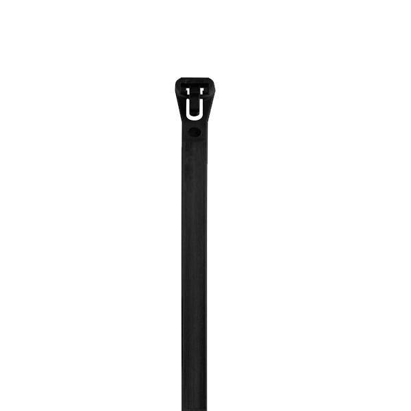 Kabelbinder sort 4,8 x 200mm Oplukkelig