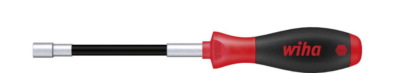 Wiha Skruetrækker SoftFinish Sekskant-topnøgle med fleksibelt skæfte 6.0 mm x 150 mm (01437)
