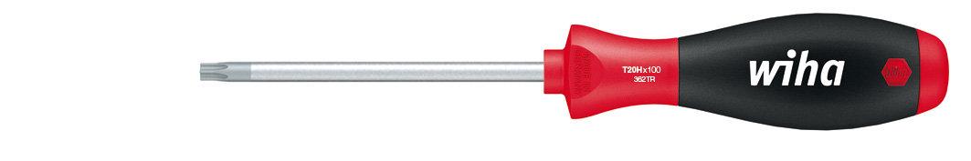 Wiha Skruetrækker SoftFinish TORX® Tamper Resistant (med boring) med rund klinge T10H x 80 x 160;mm (01300)