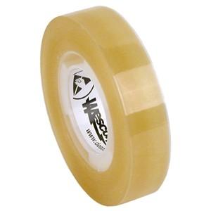 Wescorp Antistatic Clear Cellulose Tape, 12MM x 32.9M, 25.4MM Plastic Core