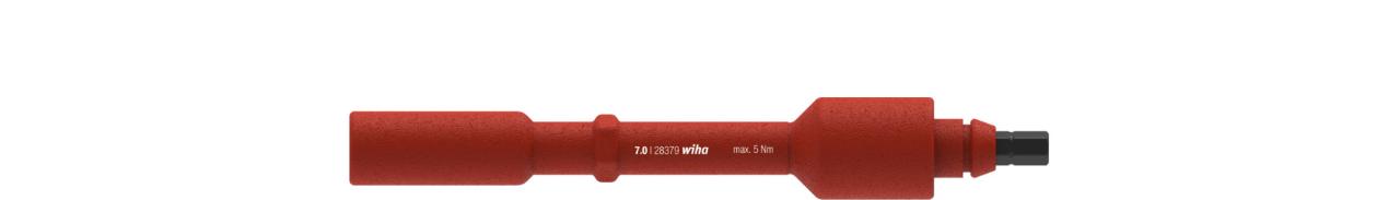 Wiha Udskiftelig klinge electric Sekskant-topnøgle til momentskruetrækker med tværgreb electric 7.0 mm (38925)